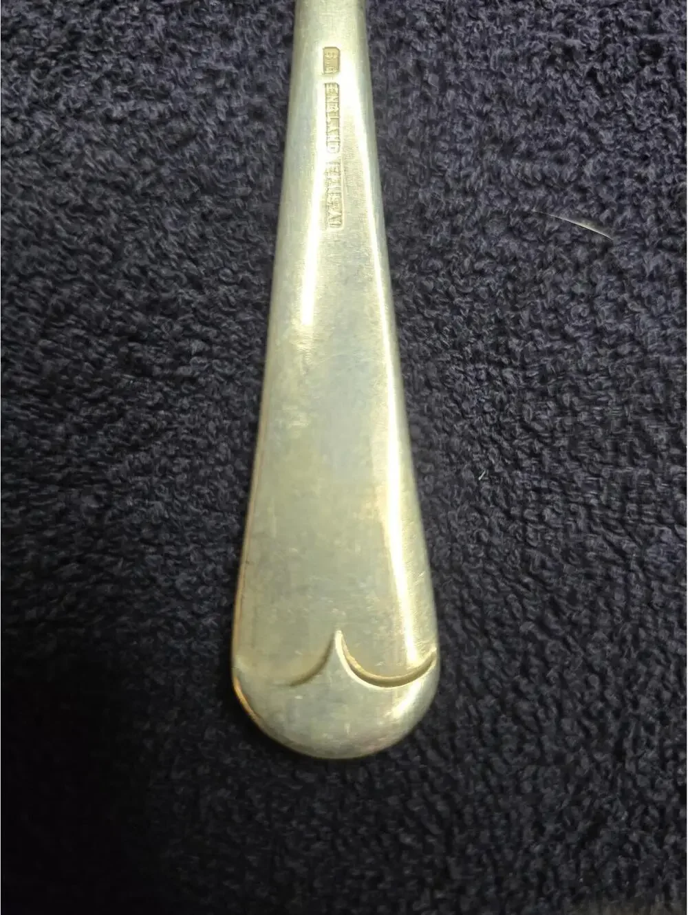 Vintage S.G , England, EPNS A1, Silverplate Slotted Spoon 8 1/4